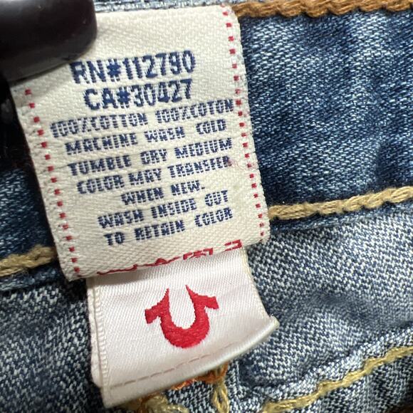 True Religion Rainbow Joey Flare Jeans Womens Size 28 - Picture 11 of 15